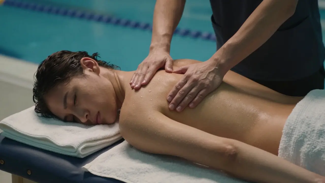 Sportovní masáž pro plavce: Co byste měli vědět